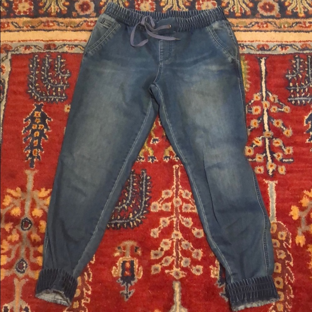 Jean joggers